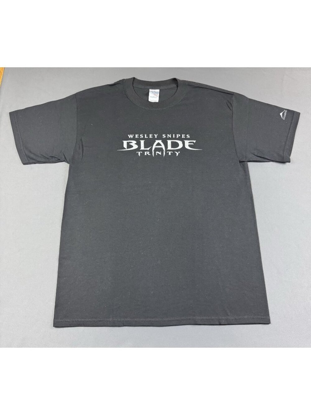 Rare Vintage Y2K Marvel Comics Wesley Snipes Blade Trinity Movie Promo Black Tee